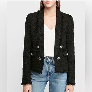 Express boucle day coat blazer. Size large.